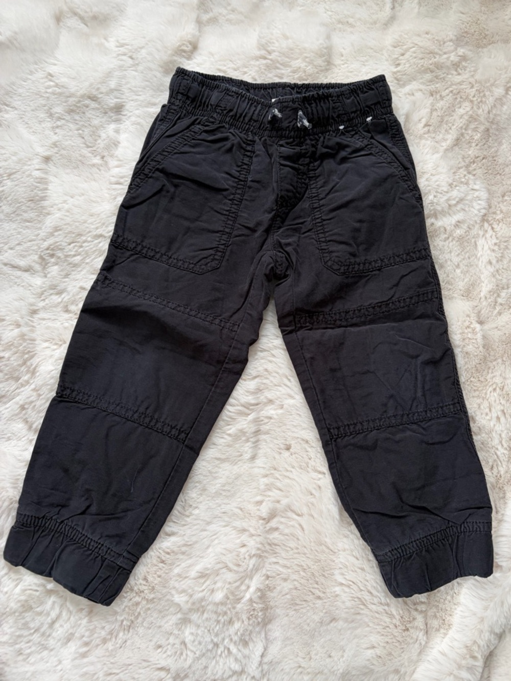 Gymboree Black Kids Elastic Waist Joggers
